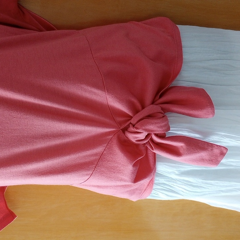 LOFT Boxy T-shirt Salmon Sz M - Picture 3 of 11